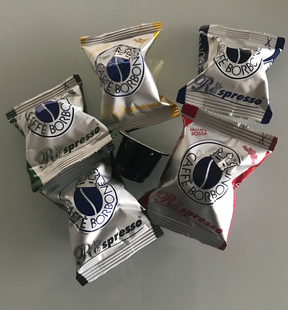 30 Borbone Aluminium Capsules tasting kit Compatible with Nespresso®